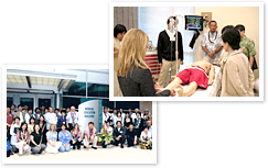 2008年頃 医療教授システム国際シンポジウムの様子です。